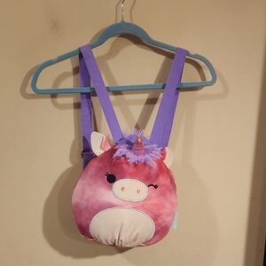 Squishmallows Pink and Purple Unicorn Backpack